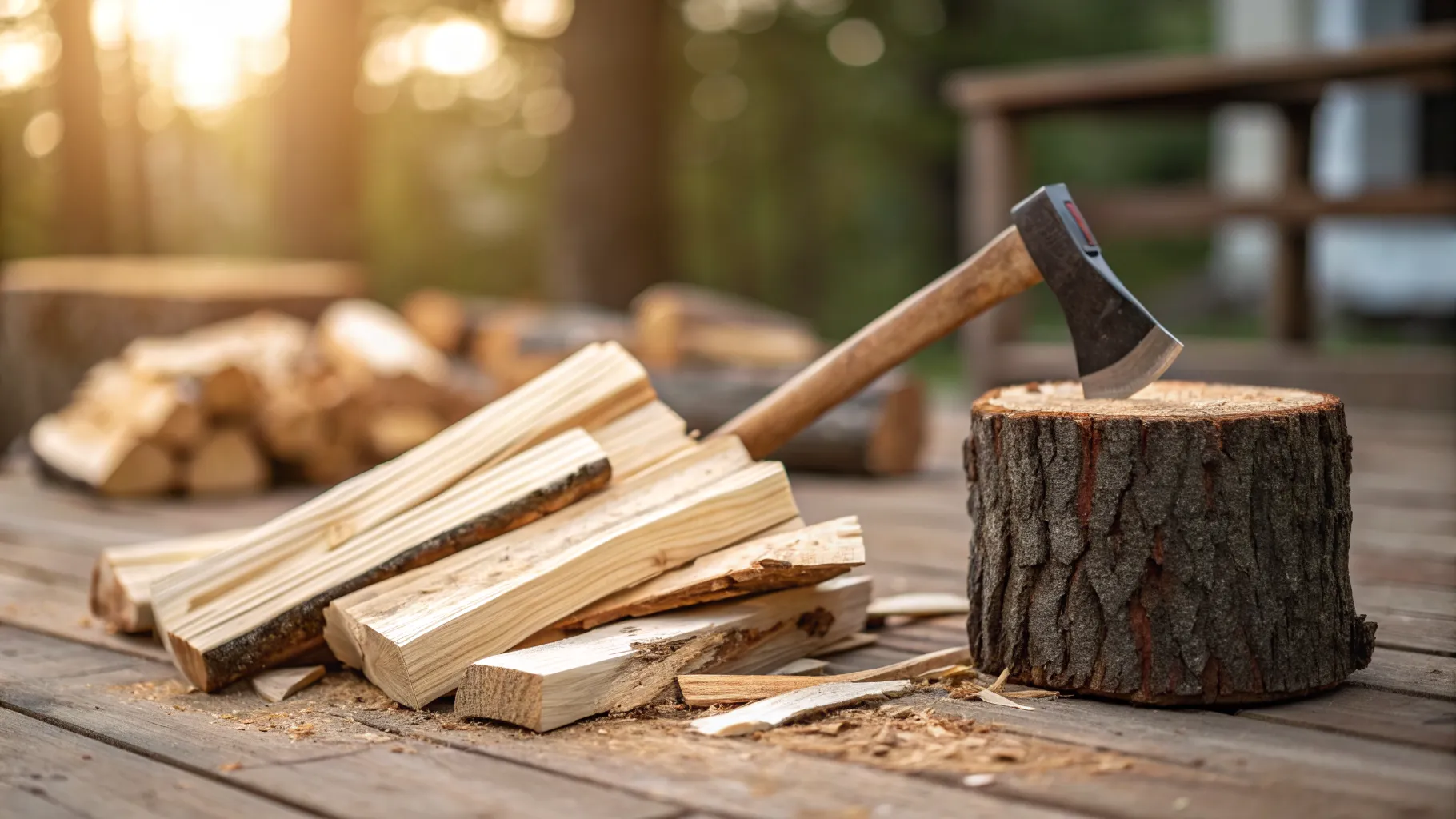 How to Make Kindling Quickly and Safely at Home
