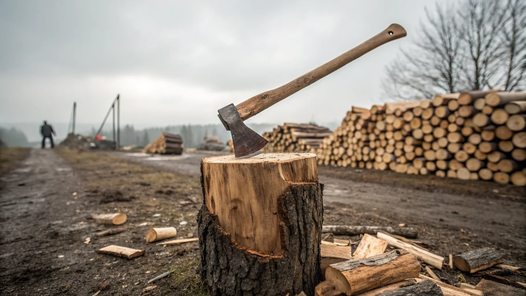 How to Split Logs by Hand Safely (Without Wrecking Your Back)