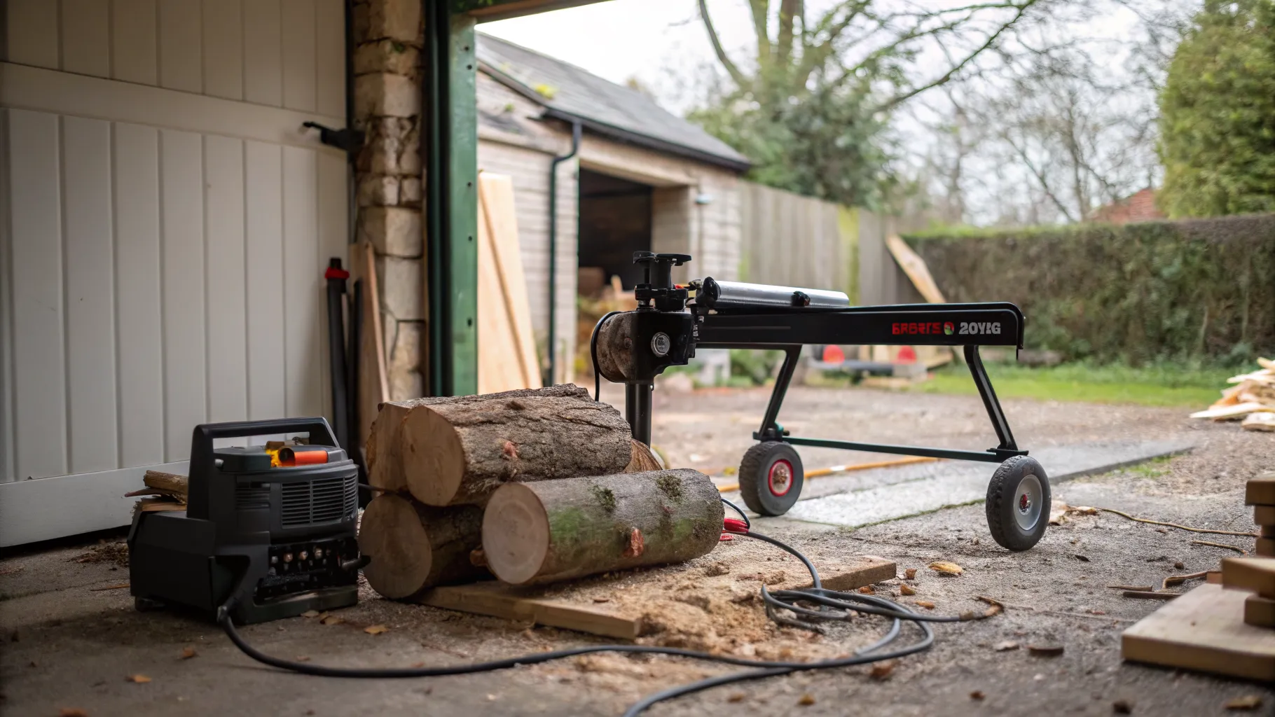 Logmaster 7 Ton Kinetic Log Splitter Review: Faster Than Hydraulic?