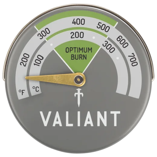 Valiant FIR116 Magnetic Stove Thermometer (63mm, stove top or flue pipe)
