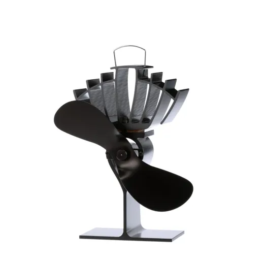 Ecofan UltrAir 810 Heat Powered Stove Fan, Black (125 CFM, 100 to 345°C)