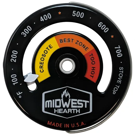 Midwest Hearth Magnetic Stove Top Meter (calibrated for stove top surface)